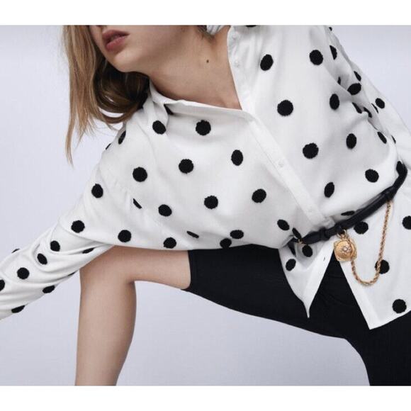 Zara Urban Outfitters & Alythea Textured Polka Seamless Bra Top & Shorts SET L - Picture 3 of 13